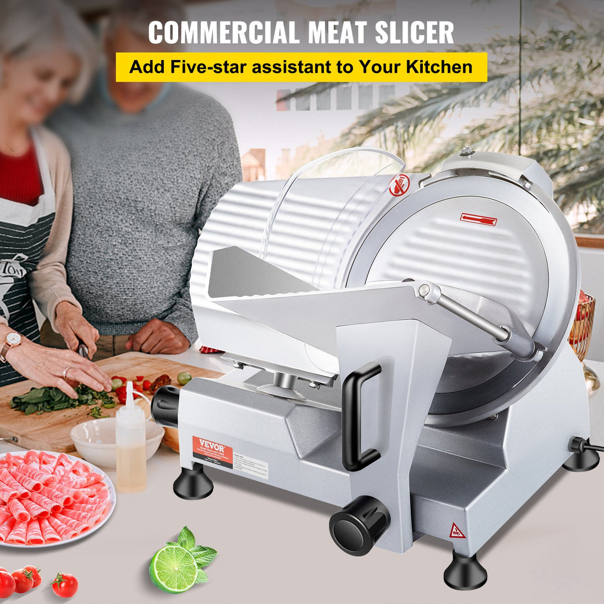 VEVOR Commercial Meat Slicer - Select Your Configuration - SYDRQPJ240W1ZUOPAV1 - view 2