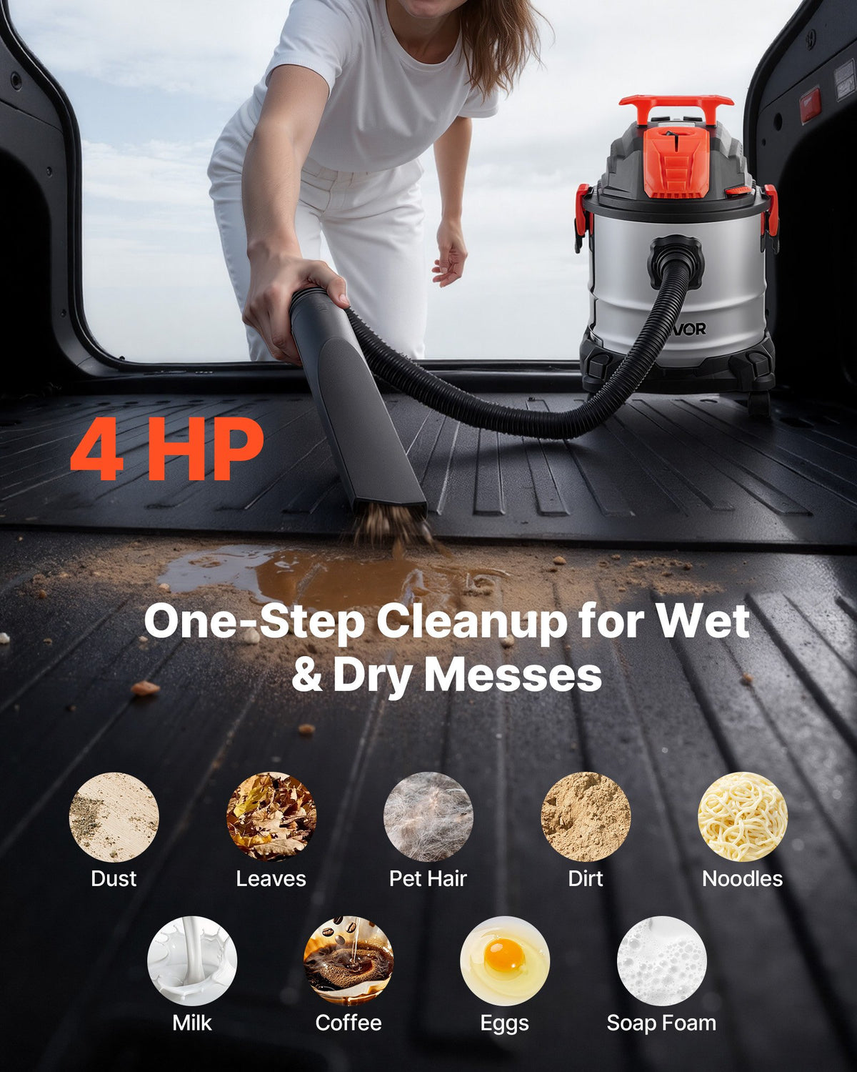 VEVOR Dust Extractor - Select Your Configuration - SYGSZKXCQ22LBC13K001V1 - view 2