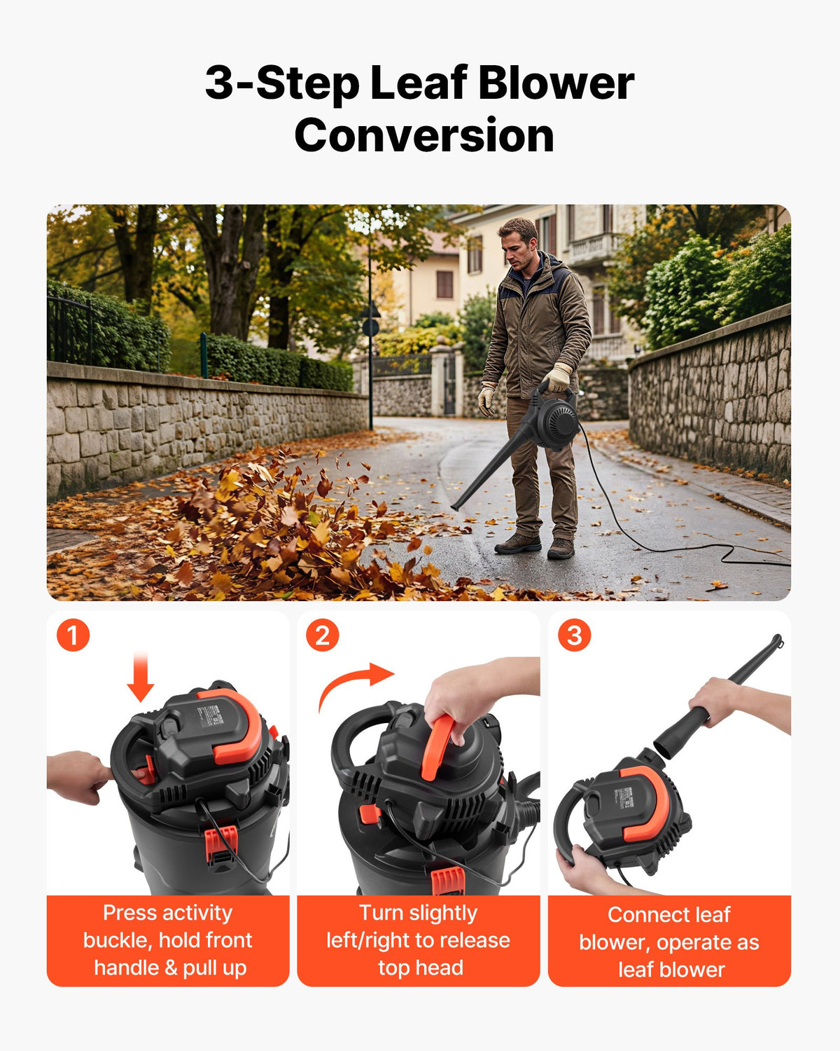 VEVOR Dust Extractor - Select Your Configuration - SYGSZKXCQ30L7AIV8001V1 - view 3