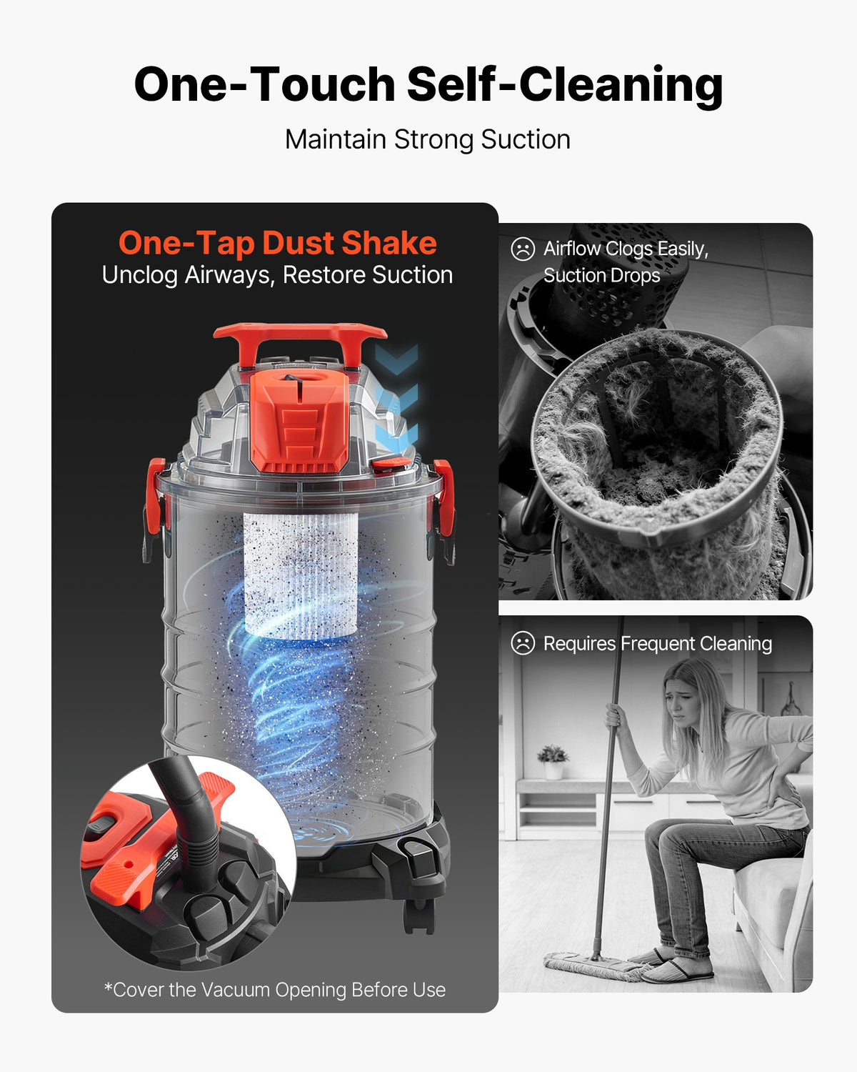 VEVOR Dust Extractor - Select Your Configuration - SYGSZKXCQ30LGI428001V1 - view 3