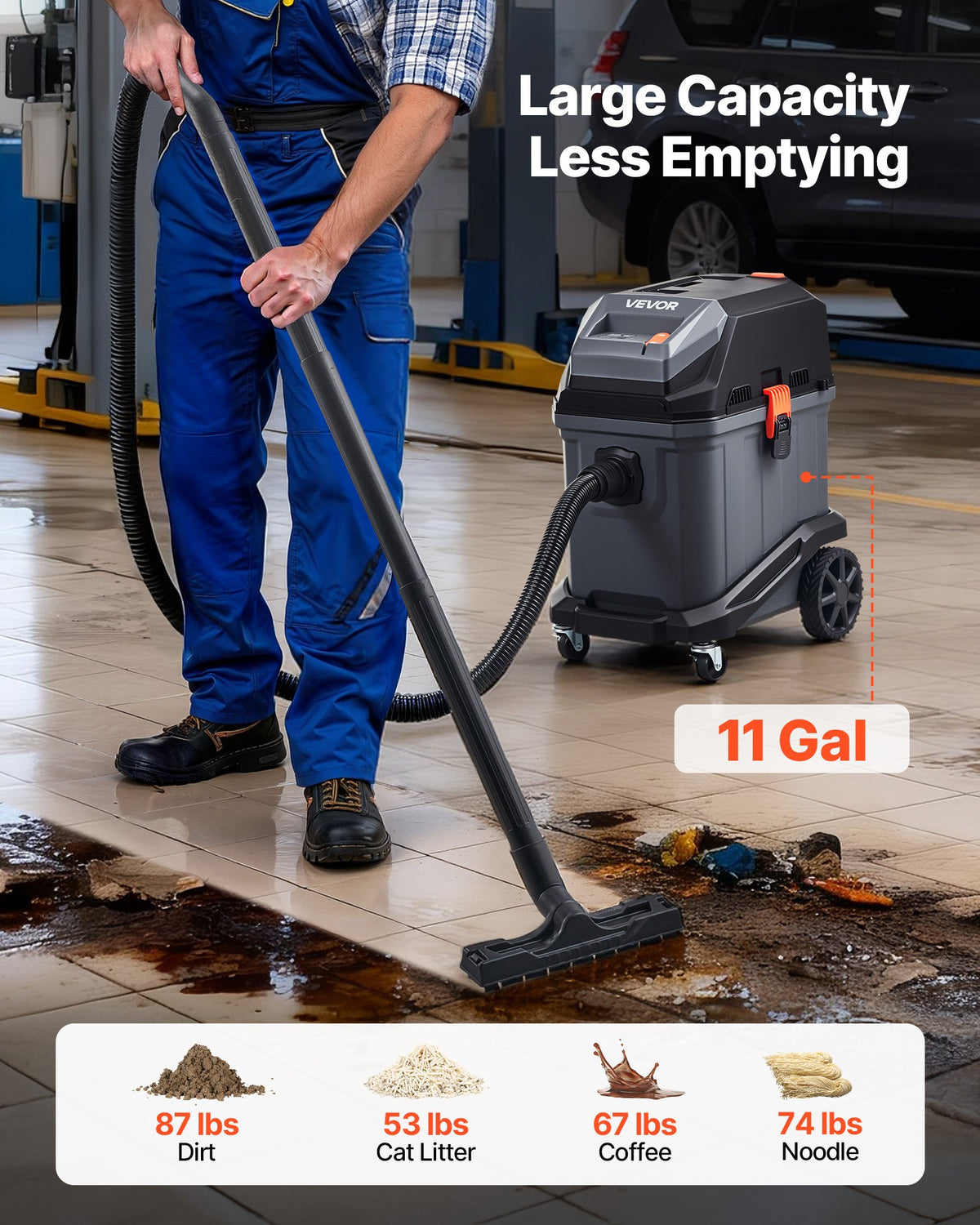 VEVOR Dust Extractor - Select Your Configuration - SYGSZKXCQ45LXGQ24001V1 - view 2
