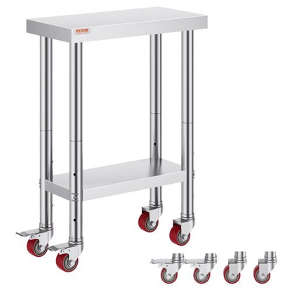 VEVOR Commercial Worktables - Select Your Configuration - SYGZT12X24INDJL01V0 - view 1