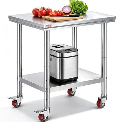 VEVOR Commercial Worktables - Select Your Configuration - SYGZT30X24INDJL01V0 - view 1
