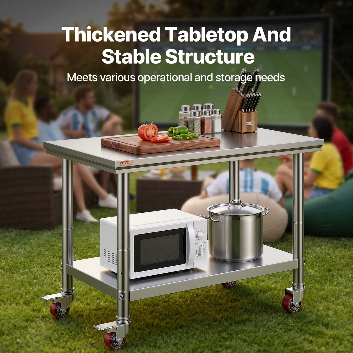 VEVOR Commercial Worktables - Select Your Configuration - SYGZT36X24INDJL01V0 - view 3