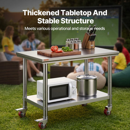 VEVOR Commercial Worktables - Select Your Configuration - SYGZT36X24INDJL01V0 - view 3