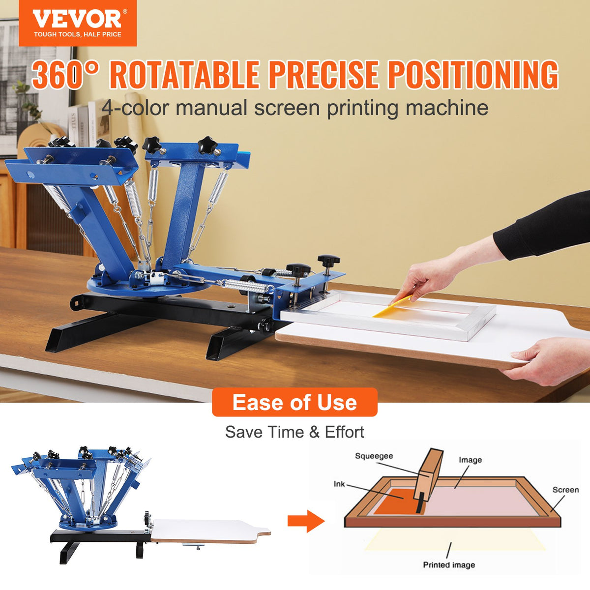 VEVOR Screen Printing Machine - Select Your Configuration - SYJTTSSYZZ417ZTAWV0 - view 2