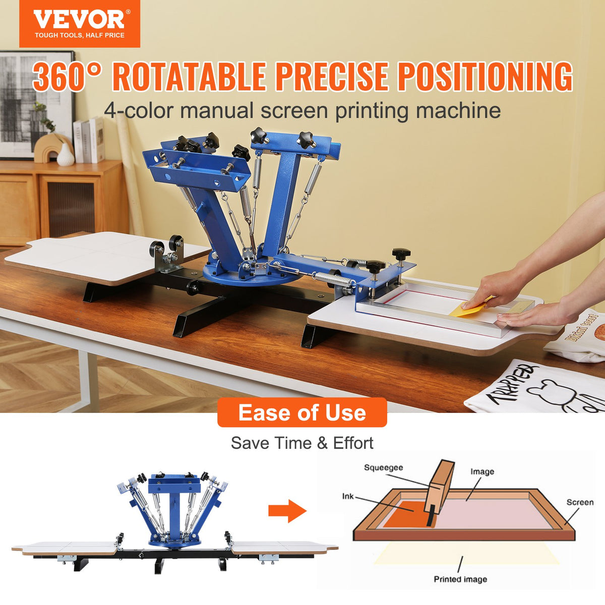 VEVOR Screen Printing Machine - Select Your Configuration - SYJTTSSYZZ42J5IMGV0 - view 2