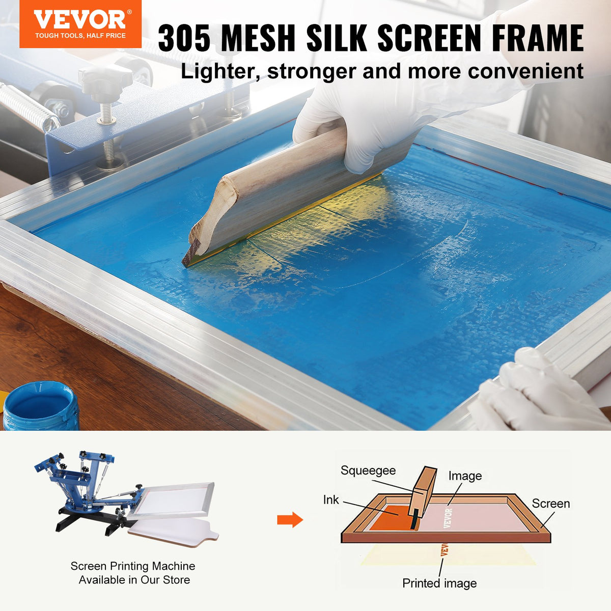 VEVOR Silk Screen Frame - Select Your Configuration - SYKJD63052024233BV0 - view 2