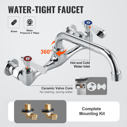 VEVOR Stainless Steel Commercial Sink - Select Your Configuration - SYLSSCDCY1818SZNQV0 - view 3