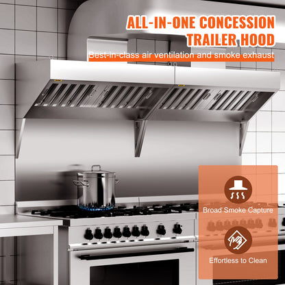 VEVOR Concession Hood - Select Your Configuration - SYPYZYC6050HP1LD2V0 - view 2