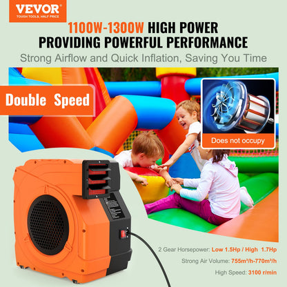 VEVOR Inflatable Blower - Select Your Configuration - SYQM1100W74M2G16HV1 - view 2