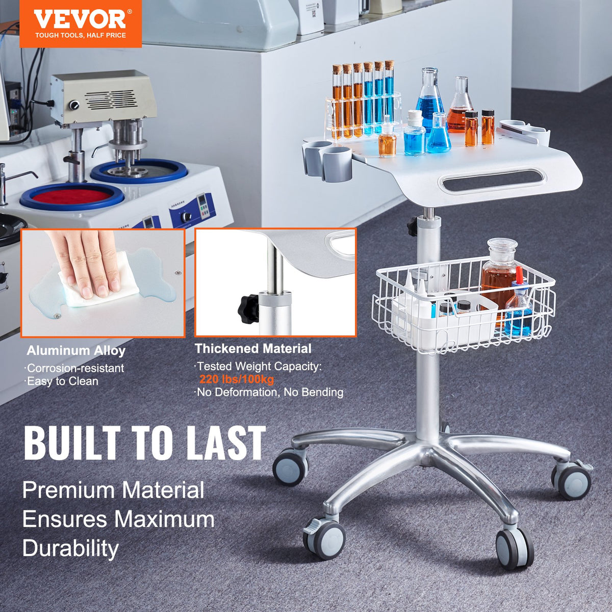 VEVOR Lab Carts - Select Your Configuration - SYSSTCBSLLH51BAZYV0 - view 2