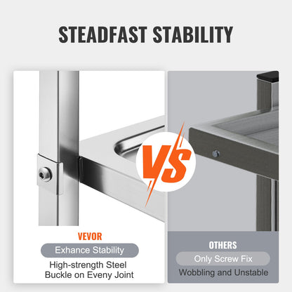VEVOR Lab Carts - Select Your Configuration - SYSSTCFB20134R3PNV0 - view 3