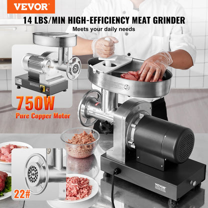 VEVOR Commercial Electric Meat grinder - Select Your Configuration - SYTMDDJRJSYSG7U4BV1 - view 2