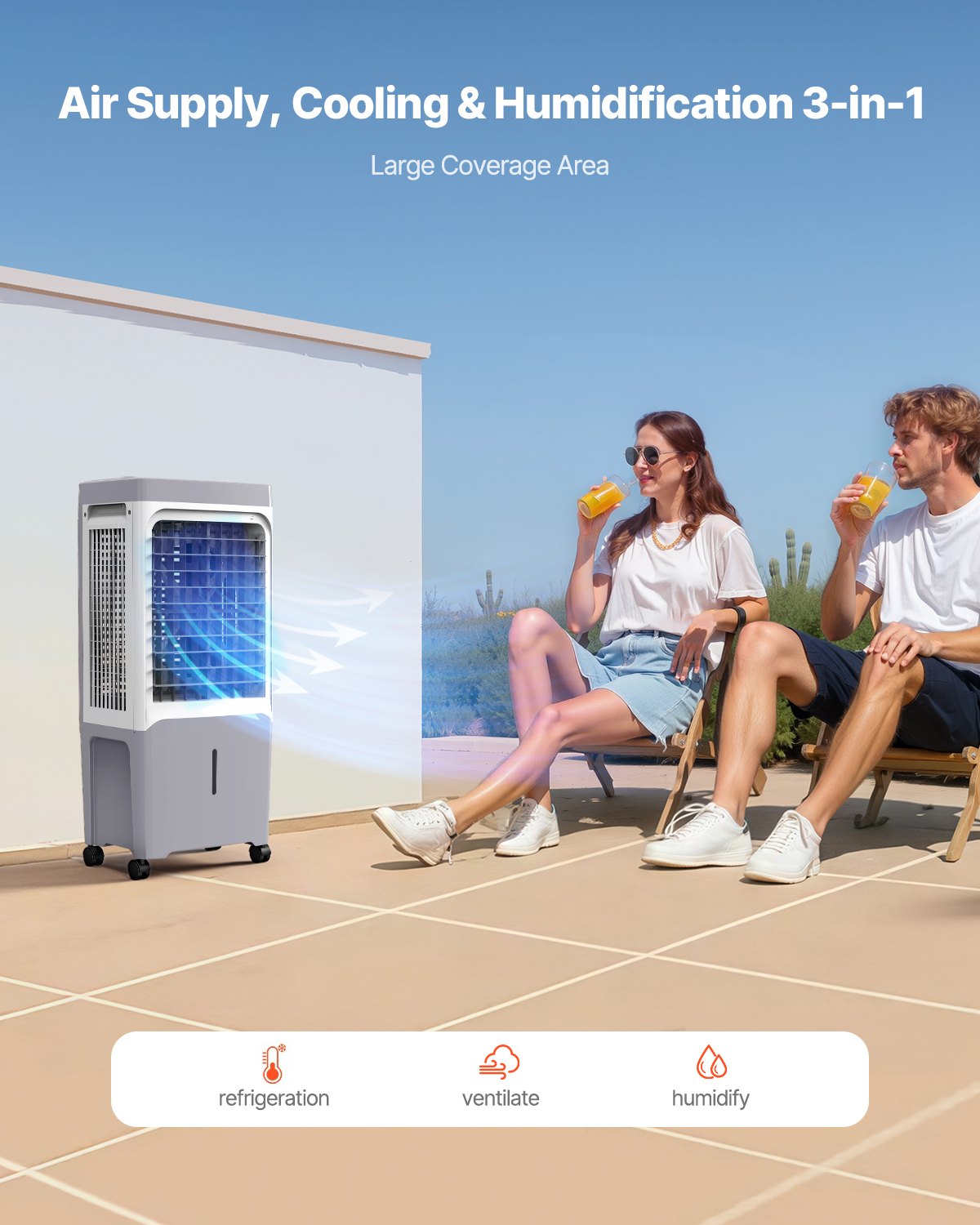 VEVOR Swamp Evaporative Cooler - Select Your Configuration - SYZZZFLQQDZAVTQZHV1 - view 2
