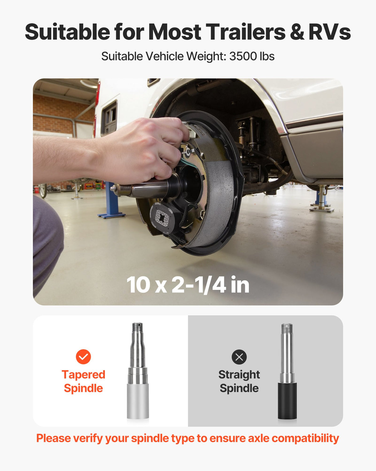 VEVOR Trailer Electric Brake