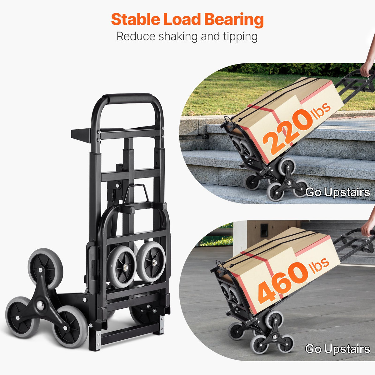 VEVOR Non-Dolly Stair Climbing cart - Select Your Configuration - TCSPLCHS460LUZUQRV0 - view 3