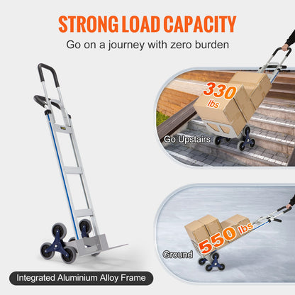 VEVOR Non-Dolly Stair Climbing cart - Select Your Configuration - TCSPLCX250KG6MDK3V0 - view 3