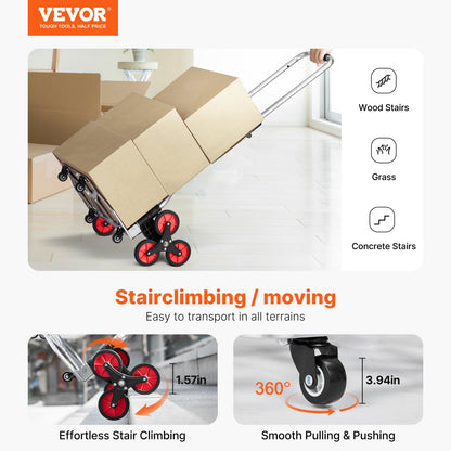 VEVOR Non-Dolly Stair Climbing cart - Select Your Configuration - TCSPLCYS260LDSY04V0 - view 2