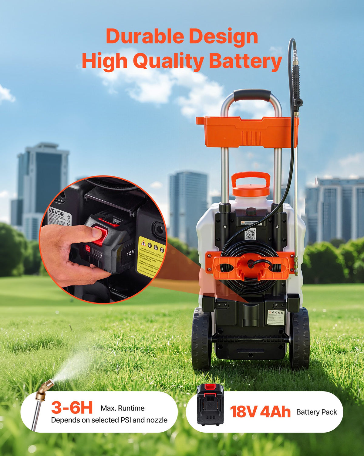 VEVOR Battery Sprayers - Select Your Configuration - TCSPWQBCSPPPKWTA3001V1 - view 3