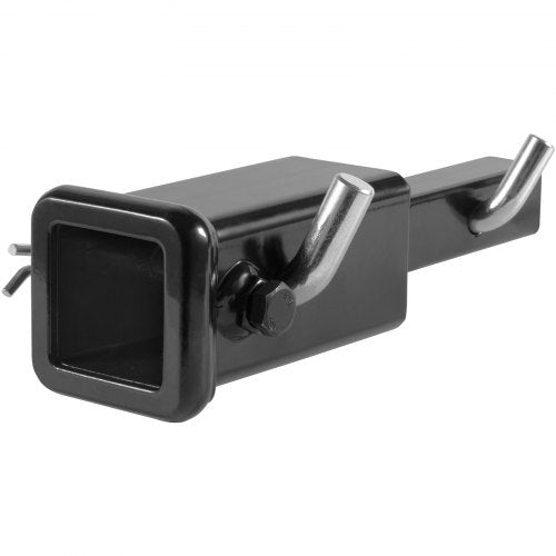VEVOR Trailer Hitch Extender, 1-1/4" to 2" Receiver Hitch Adapter, Trailer Hitch Extension Tube Extender, 6" Extension Length, 4000 lbs Towing Capacity, Hitch Pins, Clips, Bolt - TCYZZG114260LXWX0V0 - view 1