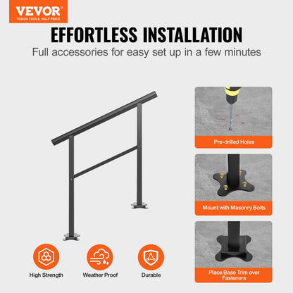 VEVOR Stair Handrails - Select Your Configuration - TFDGLZHS3FTWRZMM5V0 - view 2