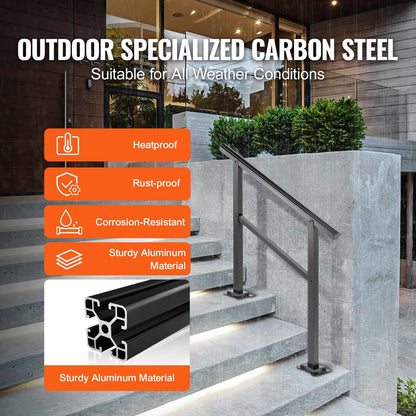 VEVOR Stair Handrails - Select Your Configuration - TFDGLZHS3FTWRZMM5V0 - view 3