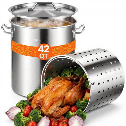 VEVOR Stock Pots - Select Your Configuration - TGDDBX20142QT4Z4LV0 - view 1
