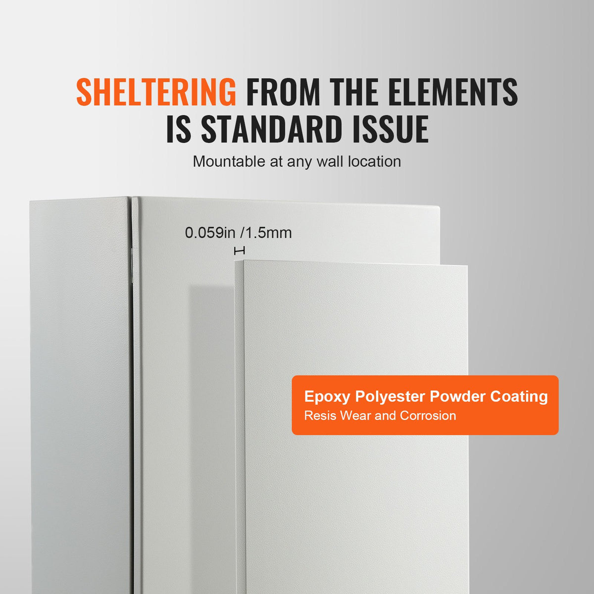 VEVOR Electrical Enclosures - Select Your Configuration - TGDQX28X20X10THVHV0 - view 3