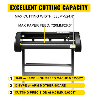 VEVOR Digital Clamshell 15" X 15" (38 X 38cm) Heat Transfer Press + 28 Inch Vinyl Cutter Machine Kit Software - THJ3838+KZJ-72001V1 - view 3