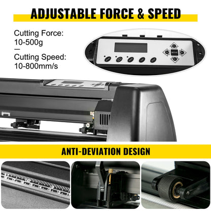 VEVOR 6 In 1 Mug Hat Heat Press & 14 Inch Vinyl Cutter Plotter Machine Kit - THJ3838-KZJ375001V1 - view 2