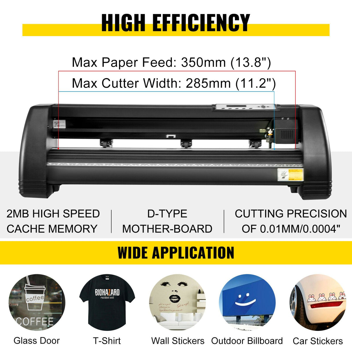 VEVOR HP230-B 12"x10" Dual Digital T-Shirt Heat Press Machine + 14" Vinyl Cutting Plotter With SIGNMASTER Software - THJH230BSX+375SDJV1 - view 3
