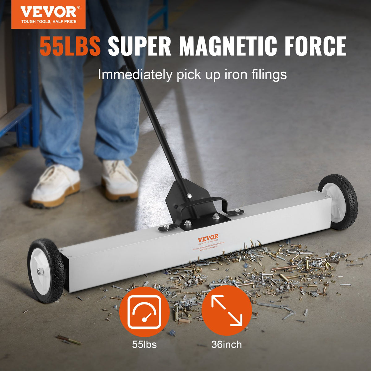 VEVOR Magnetic Sweeper - Select Your Configuration - TLSCXQSQT36558SE0V0 - view 2