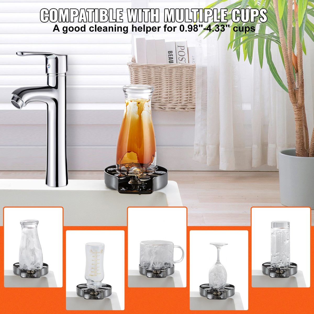VEVOR Glass Rinser - Select Your Configuration - TMAZSXBQLSN3R37ARV0 - view 3