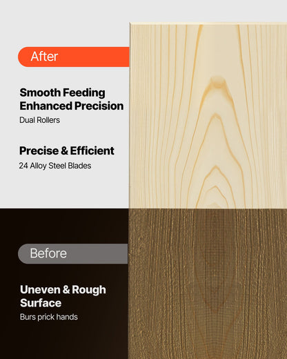 VEVOR Wood Planer & Accessories - Select Your Configuration - TSBCDSLXD25DY60QW001V1 - view 3