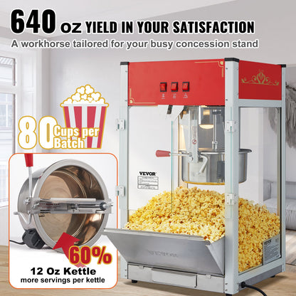 VEVOR Popcorn Machines - Select Your Configuration - TSBM12OZ1440WP6BRV1 - view 3