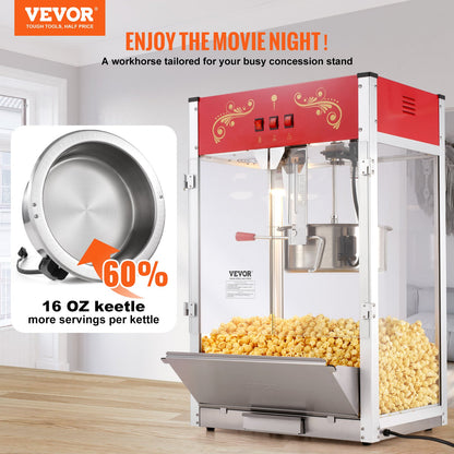 VEVOR Popcorn Machines - Select Your Configuration - TSBMHJ16OZ14CQR1LV1 - view 2