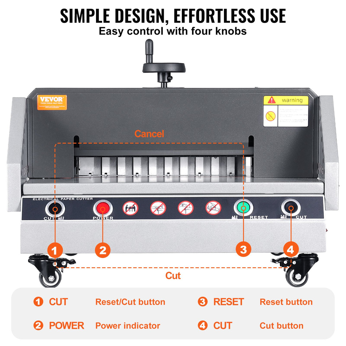 VEVOR Electric Paper Cutters - Select Your Configuration - TSDDCZJ330DDCZD01V1 - view 3