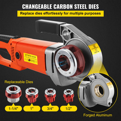 VEVOR Pipe Threader - Select Your Configuration - TSJ110V121-14CWV0V1 - view 3
