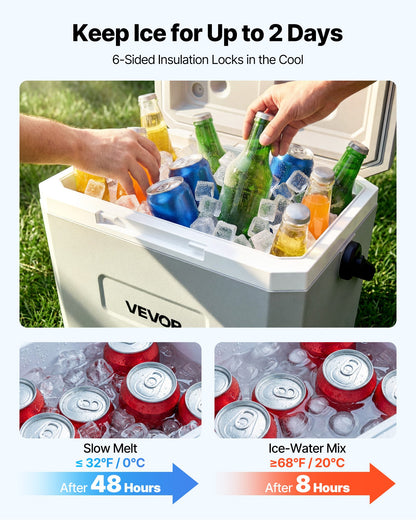 VEVOR Portable Wheeled Cooler - Select Your Configuration - TSLZX17QTHS0MHWWL001V0 - view 2