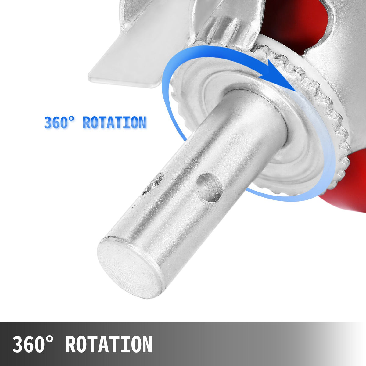 VEVOR 8 in Polyurethane Caster Wheels, Set of 4 - product view 3