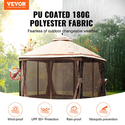 VEVOR Outdoor Gazebo Canopy - Select Your Configuration - TYLTZZ10X13FTNM1UV0 - view 2