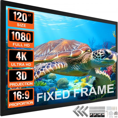VEVOR Projection Screens - Select Your Configuration - TYPM120IN16-9HK01V0 - view 1