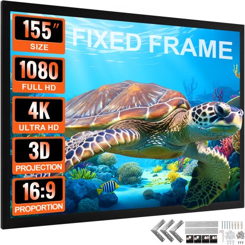 VEVOR Projection Screens - Select Your Configuration - TYPM155YC16-9LHJKV0 - view 1