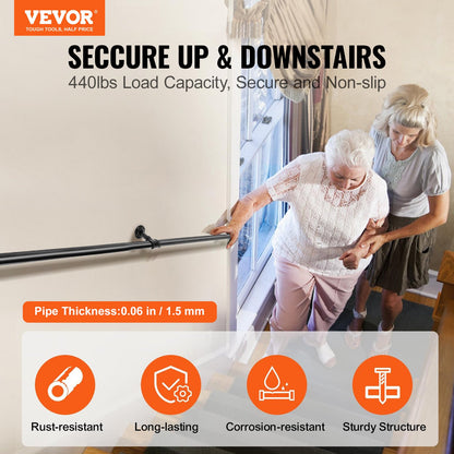 VEVOR indoor wall mounted stair handrail - Select Your Configuration - TZBGSLTFSGYG5JITSV0 - view 2