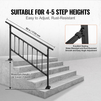 VEVOR Stair Handrails - Select Your Configuration - TZFGZXSLZFSD4JWFNV0 - view 3