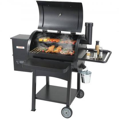 VEVOR 53 inch Portable Charcoal Grill, Propane Gas Grills with Cover and Cart, Heavy Duty Iron BBQ Grill, Mini Tabletop Smoker for Outdoor Cooking, Barbecue Camping, Picnic, - W58018160500F53CNV1 - view 1