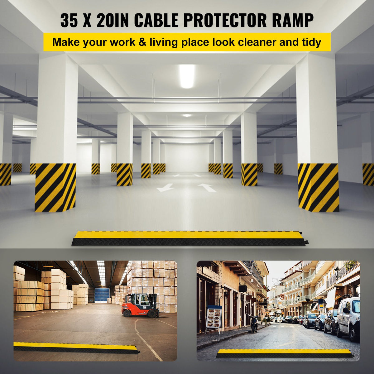 VEVOR Cable Protectors & Ramps - Select Your Configuration - WCGXB000000000001V0 - view 2