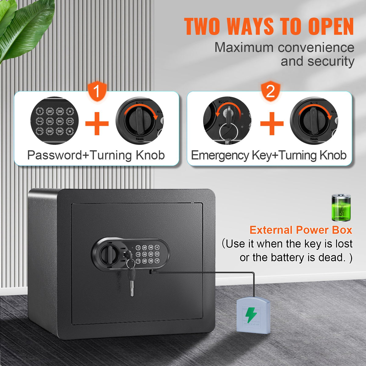 VEVOR Safe Boxes - Select Your Configuration - WSBXJHSWSLF12DSJDV0 - view 3