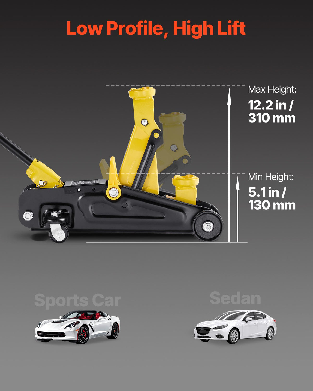 VEVOR Floor Jacks - Select Your Configuration - WSQJDTZ15TDD8UTAB001V0 - view 2